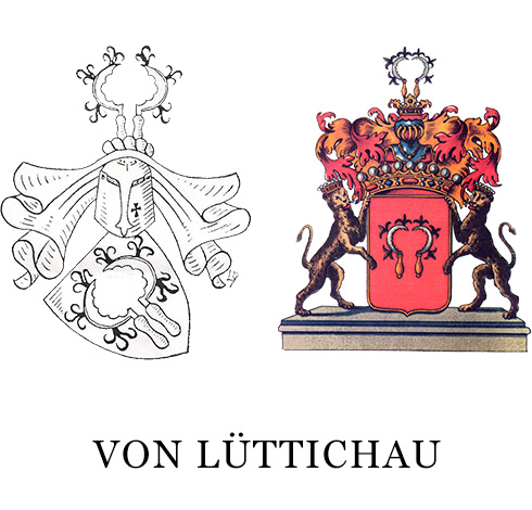 Die kurlaendischen Barone und Freiherren v. Lüttichau